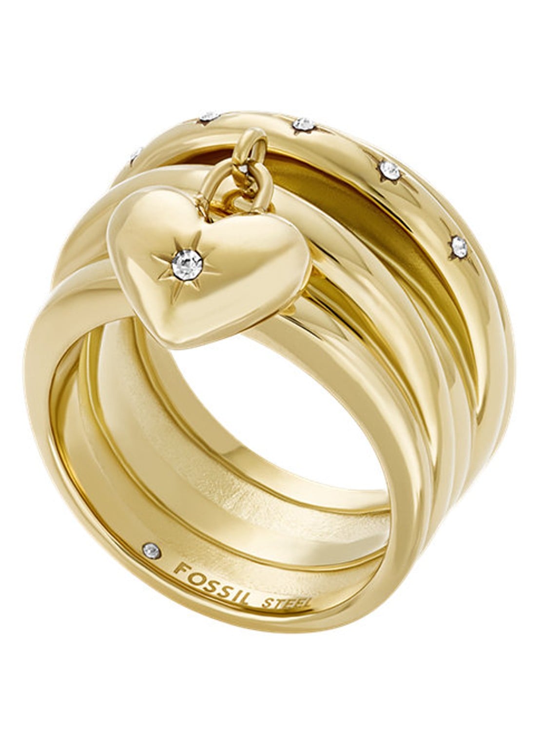 Fossil Ring JF04834710 - detail 4 goud