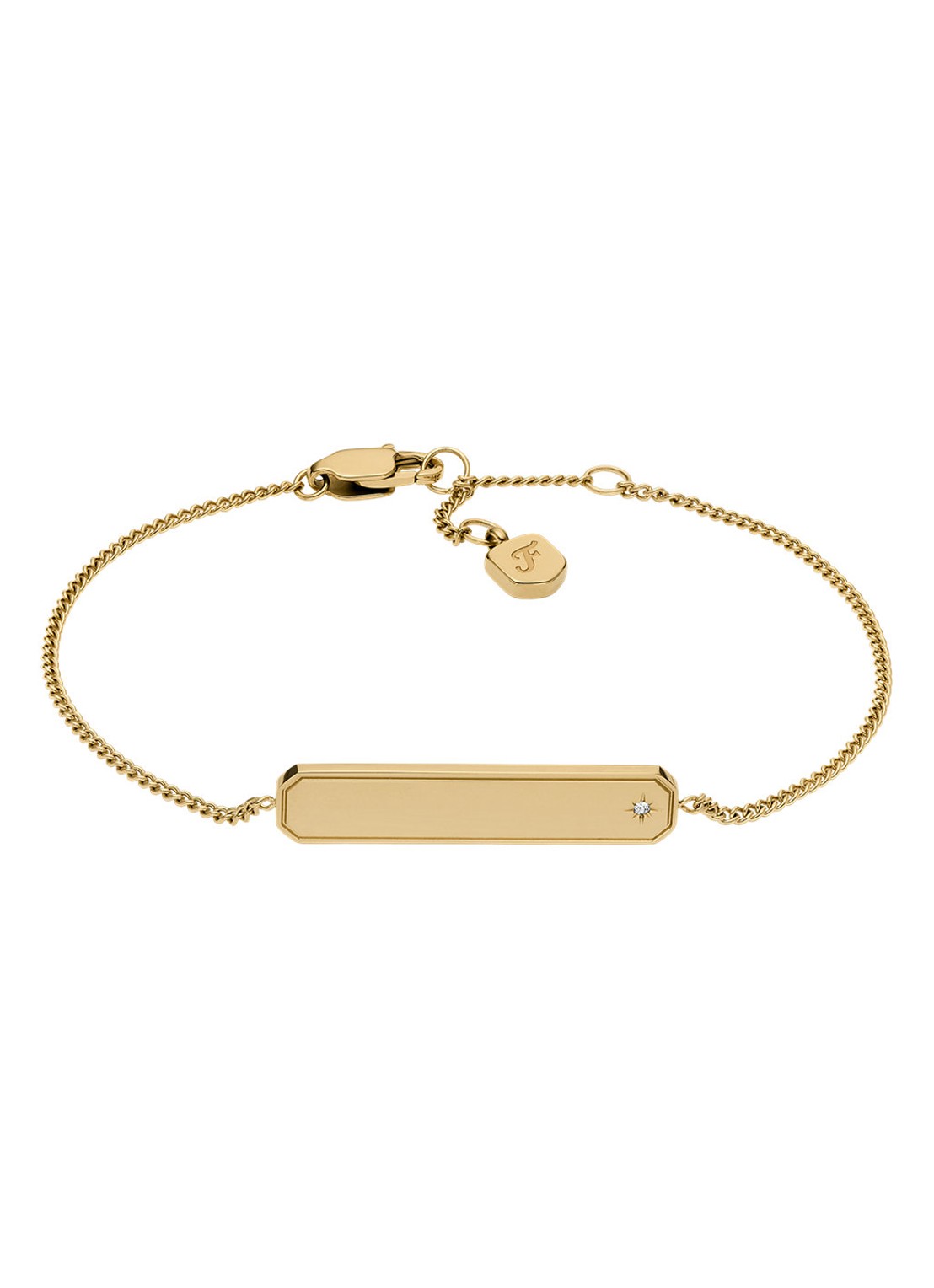 Fossil Sadie armband JF04928710 - voorkant goud