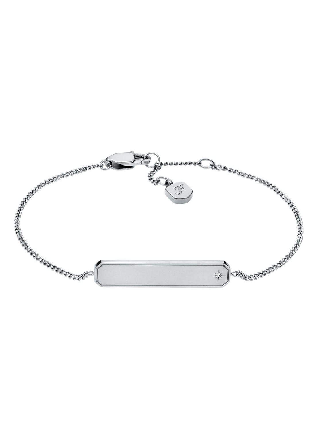 Fossil Sadie armband JF04929040 - voorkant 5 zilver