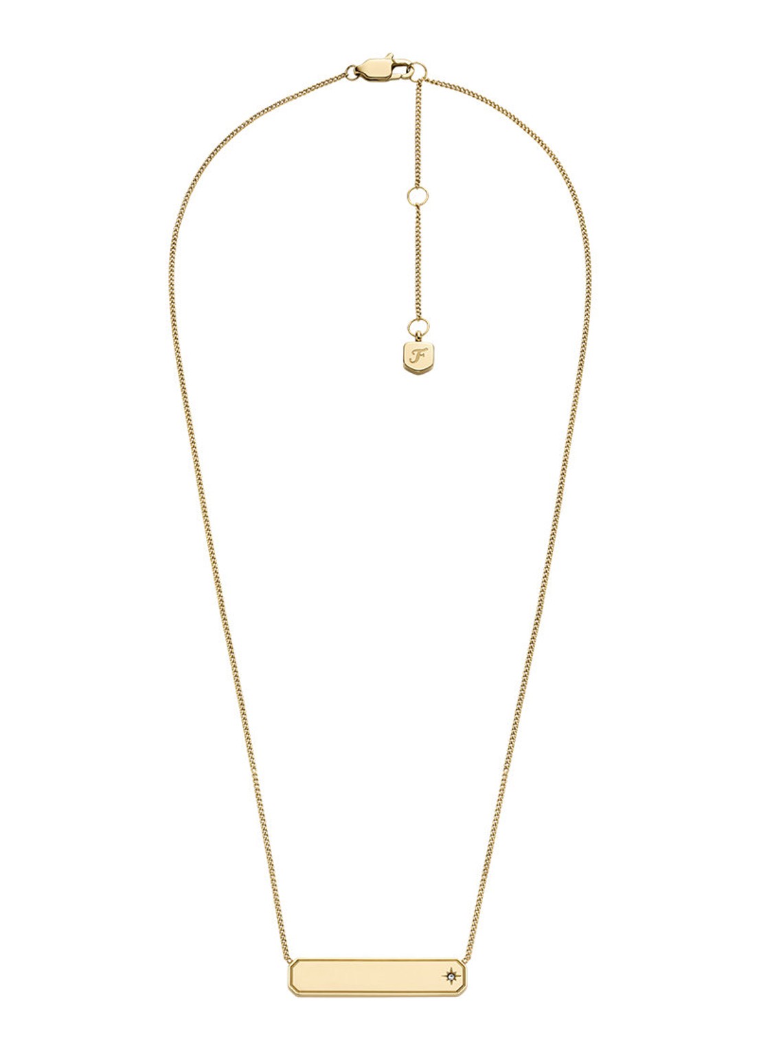 Fossil Sadie ketting JF04926710 - detail 2 goud