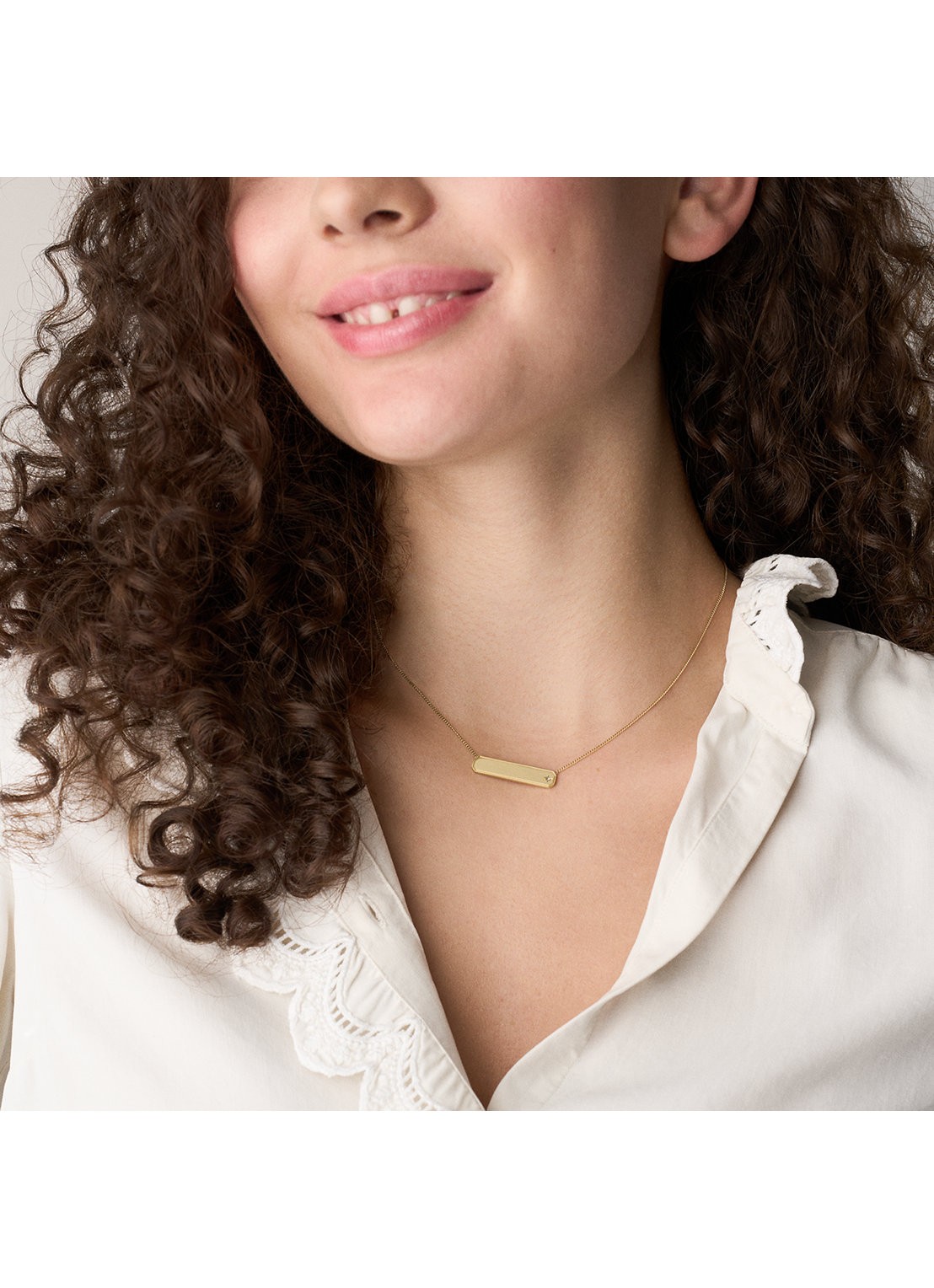 Fossil Sadie ketting JF04926710 - detail 4 goud