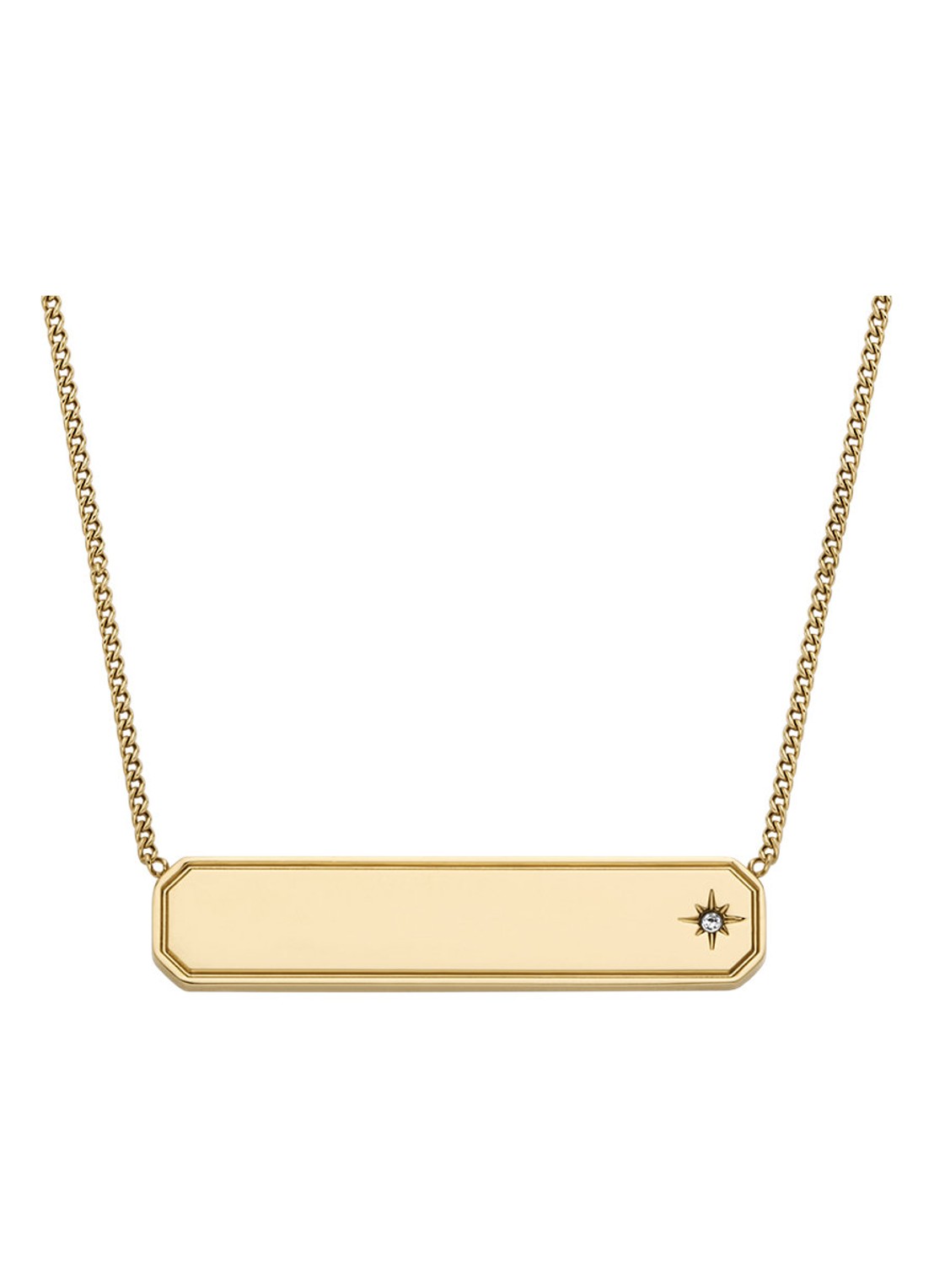 Fossil Sadie ketting JF04926710 - voorkant 5 goud