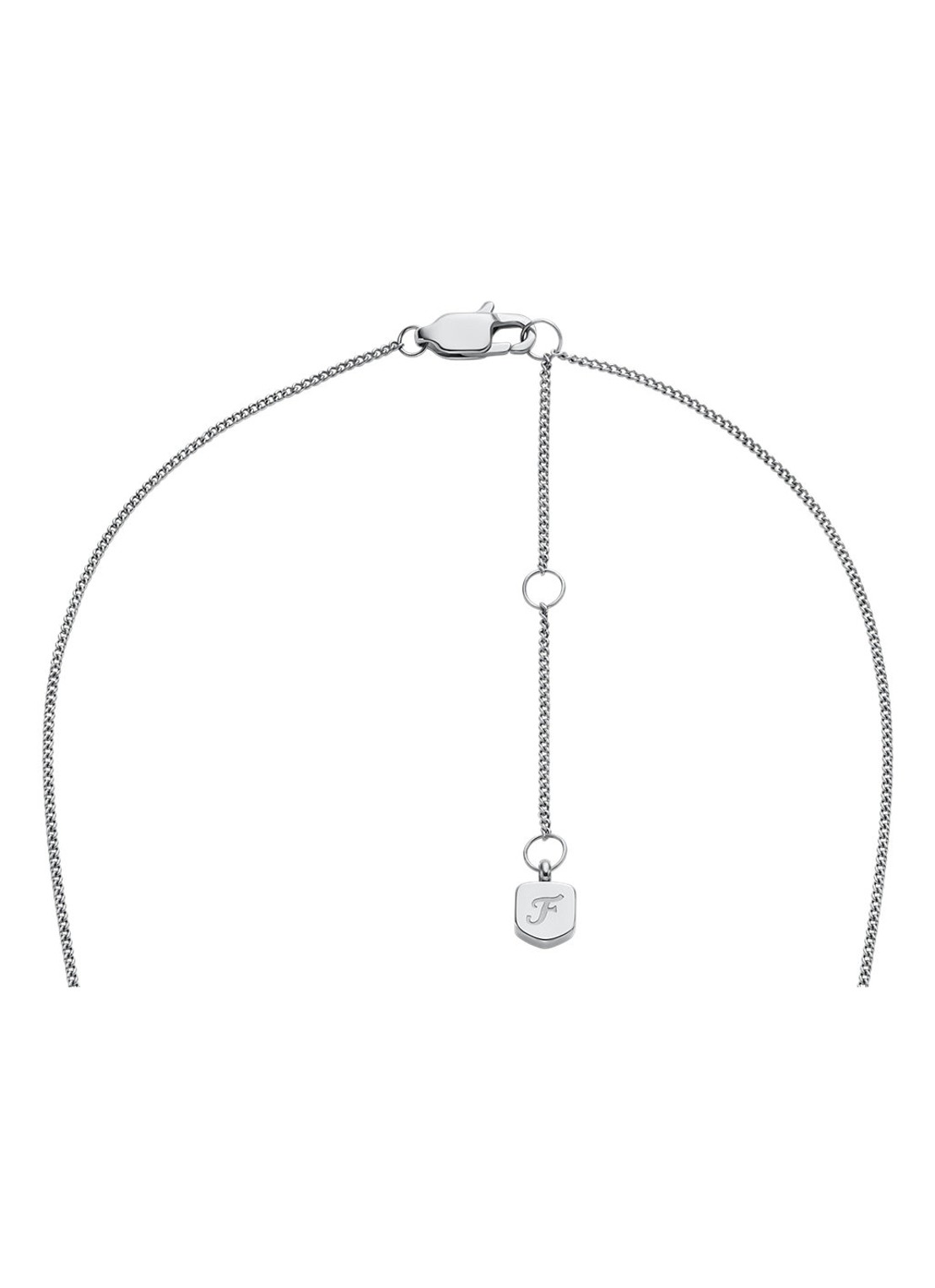 Fossil Sadie ketting JF04927040 - detail 4 zilver