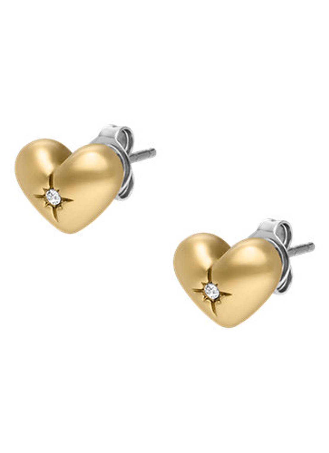 Fossil Sadie oorknopjes JF04832710 - detail 2 goud