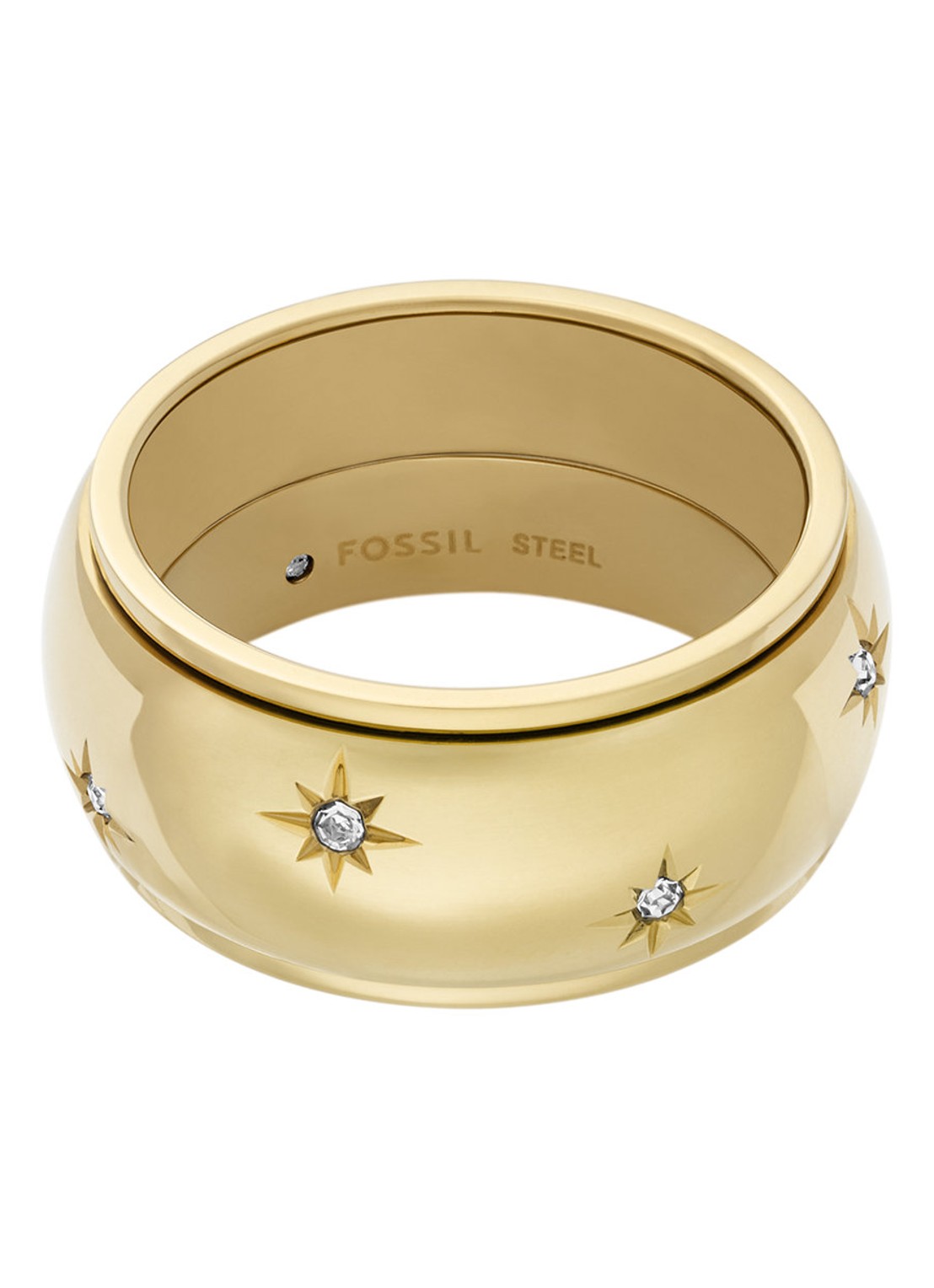 Fossil Sadie ring  JF04835710 - detail goud