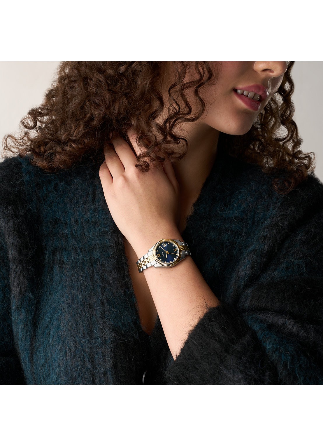 Fossil Scarlette horloge ES5443 - detail 5 zilver