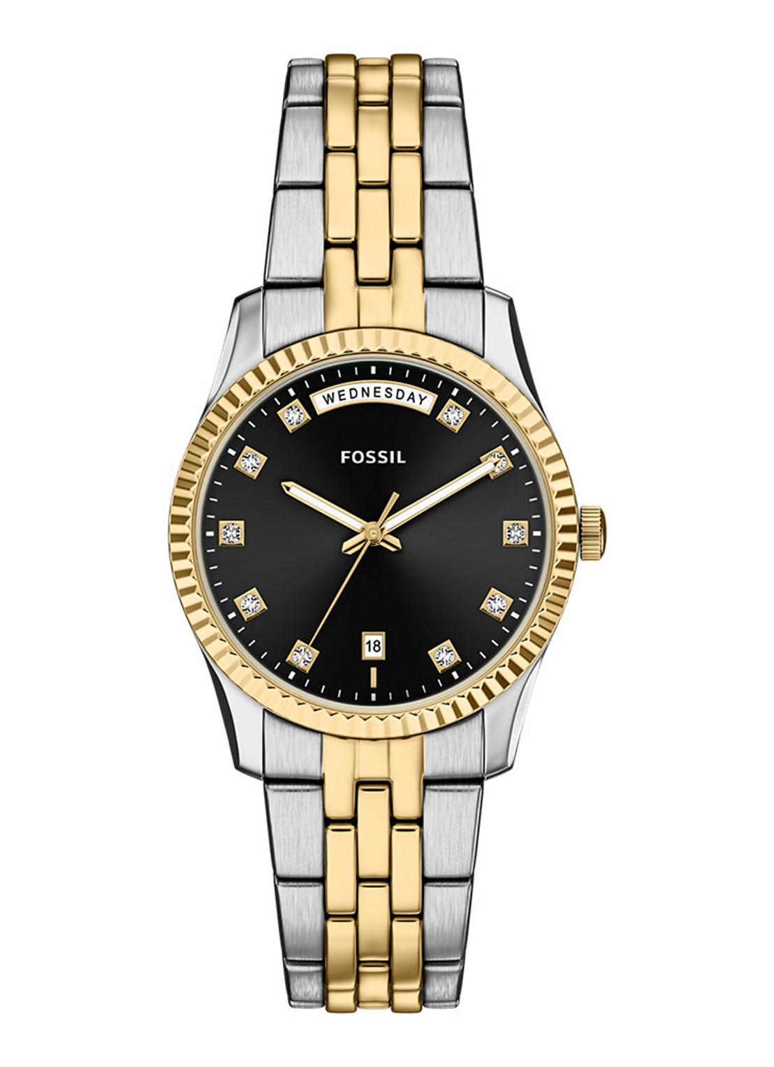 Fossil Scarlette horloge ES5458 - voorkant 6 zilver