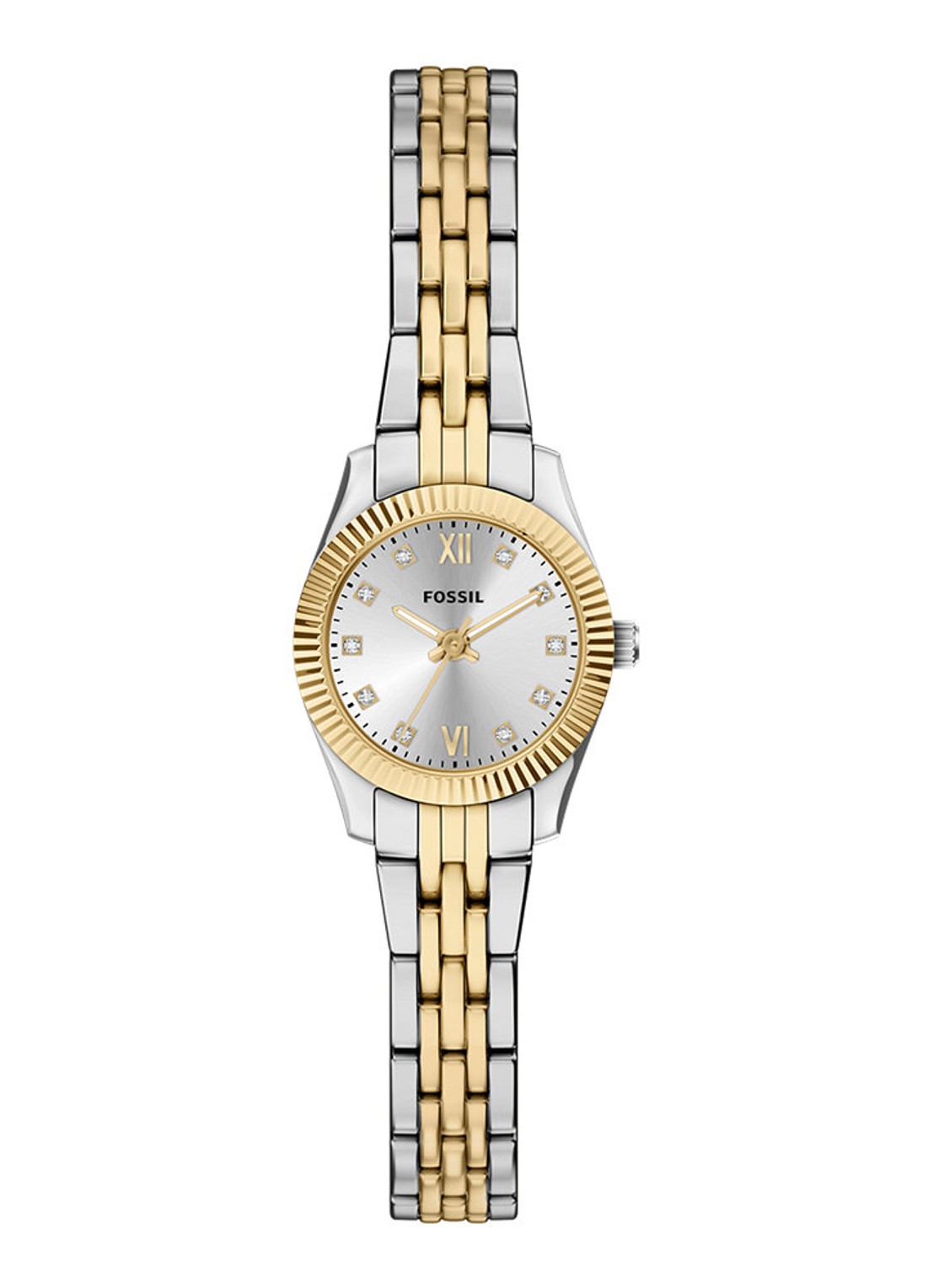 Fossil Scarlette horloge ES5473 - voorkant 6 zilver