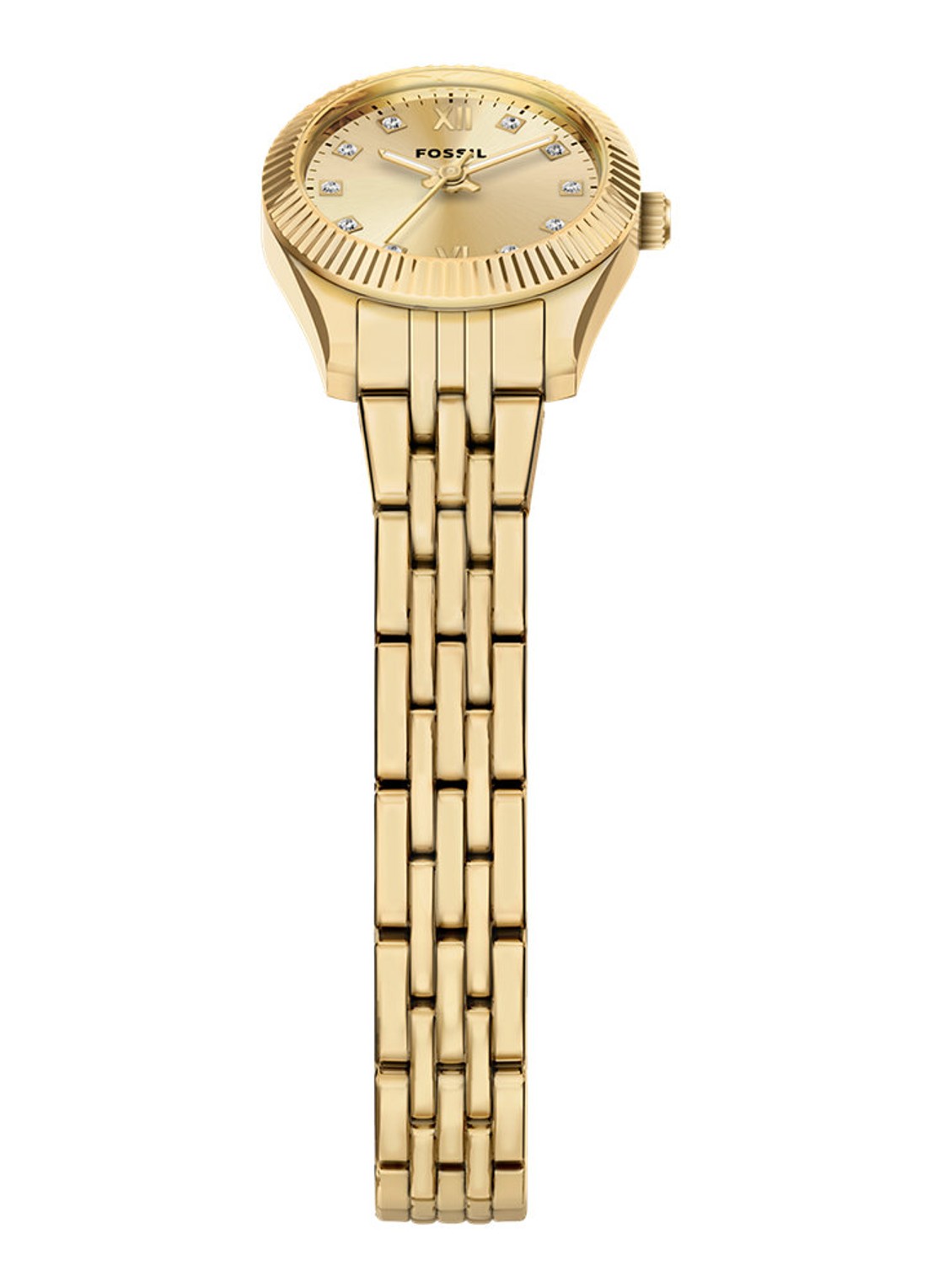 Fossil Scarlette horloge ES5474 - detail 3 goud