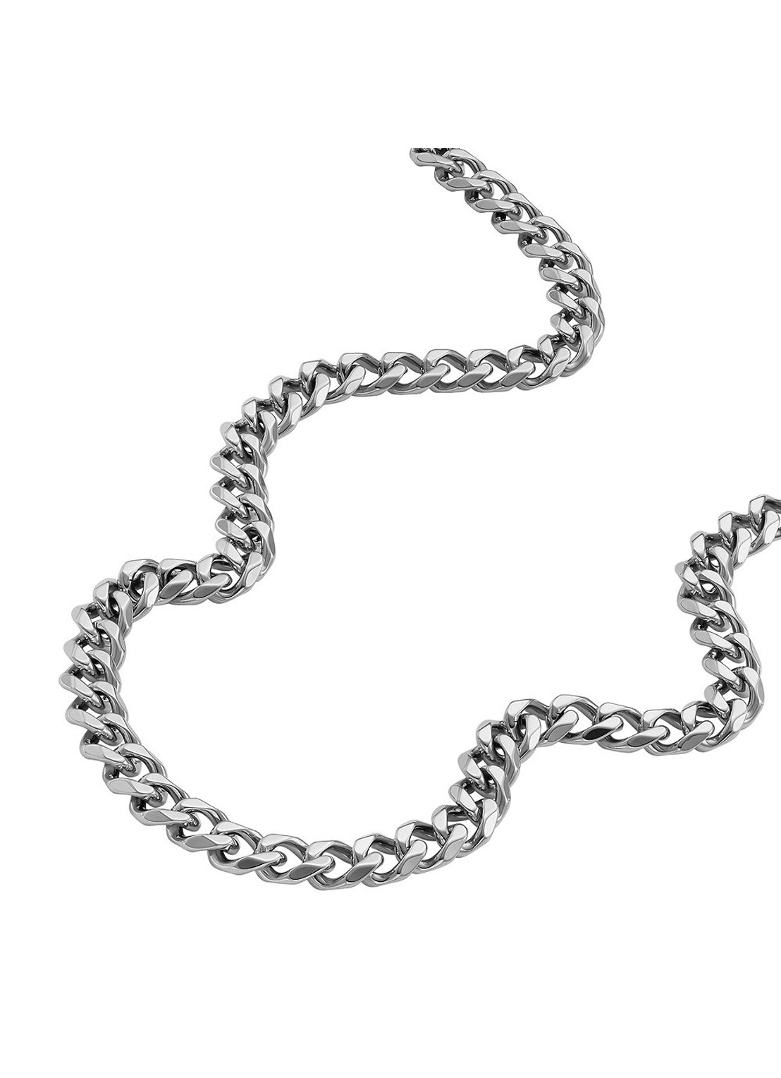 Fossil Schakelketting JF04614040 - detail zilver