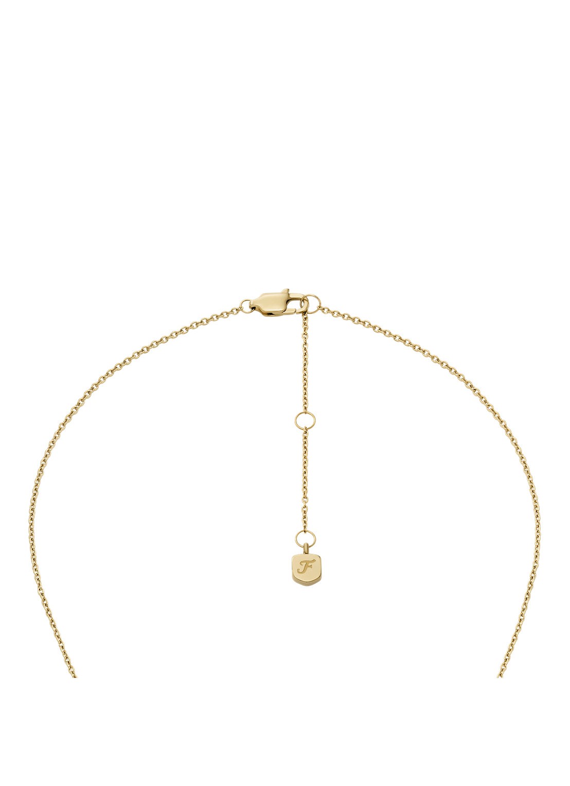 Fossil Set van ketting en oorknopjes JF04881SET - detail 3 goud