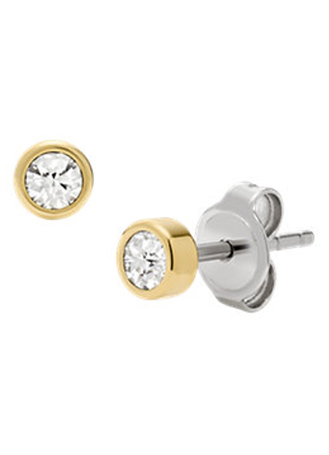 Fossil Set van ketting en oorknopjes JF04881SET - detail 5 goud