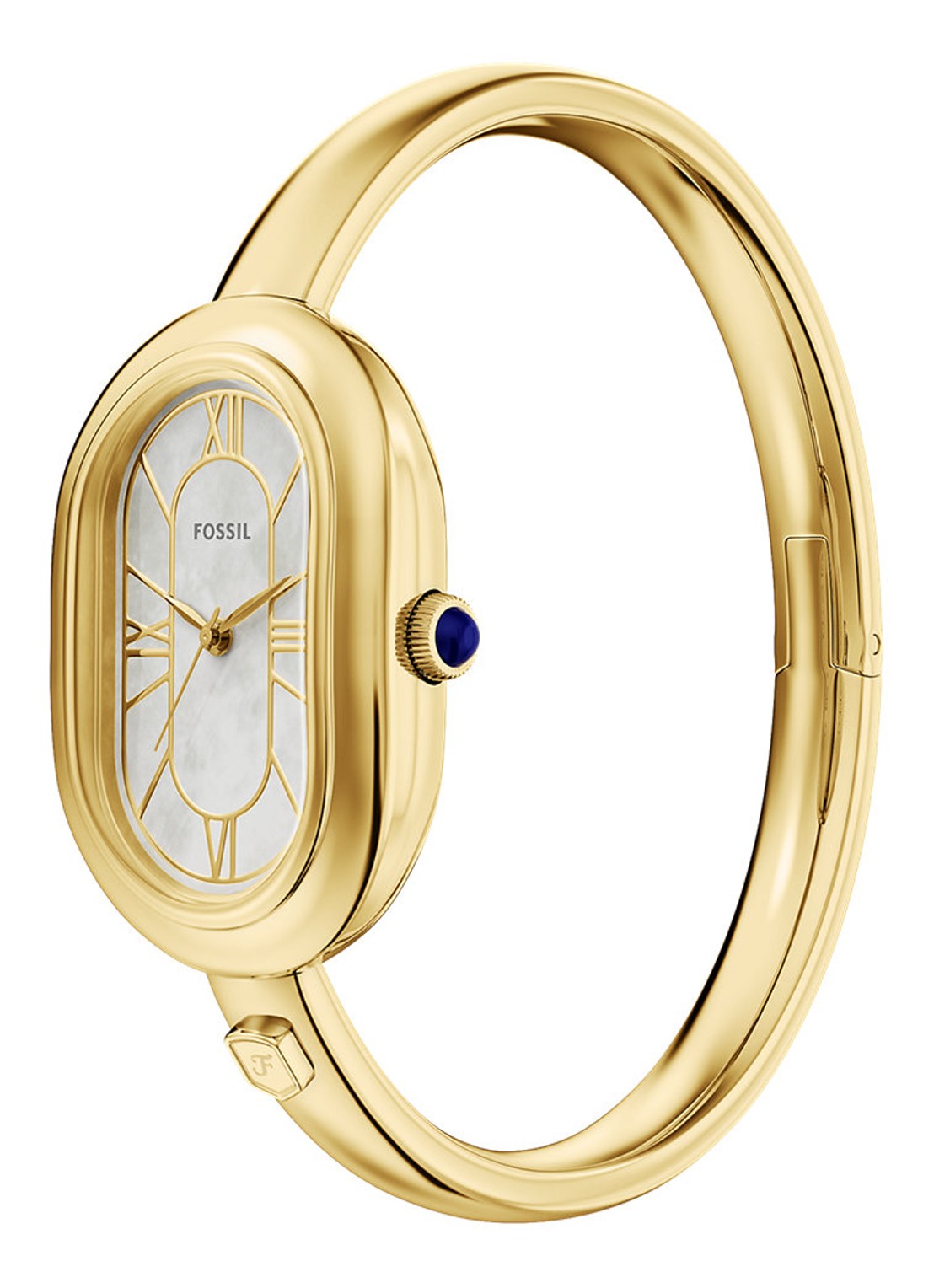 Fossil Sloan horloge ES5444 - detail 4 goud