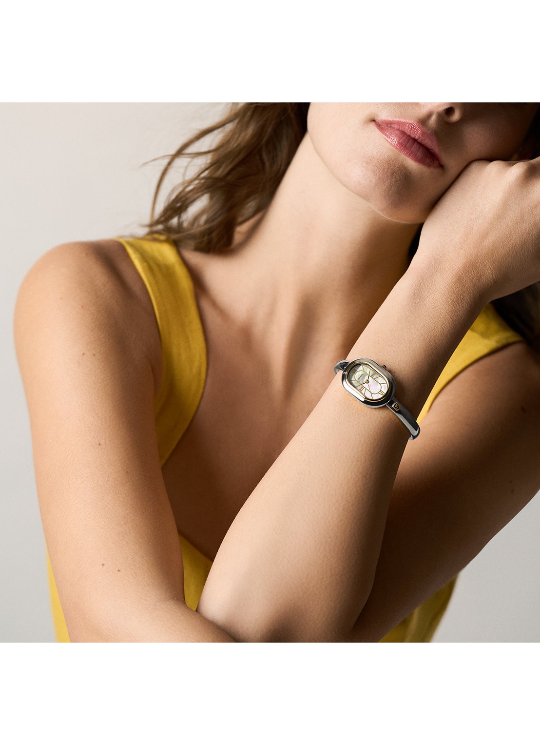 Fossil Sloan horloge ES5455 - detail 6 zilver