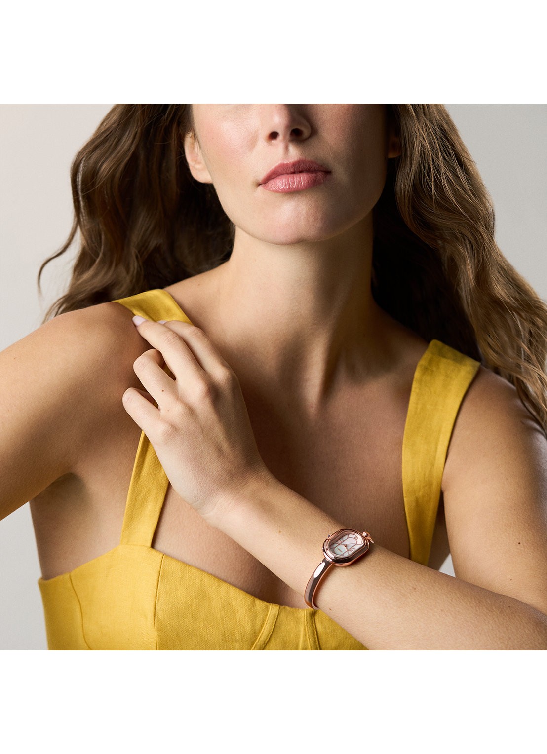 Fossil Sloan horloge ES5472 - detail 6 roségoud