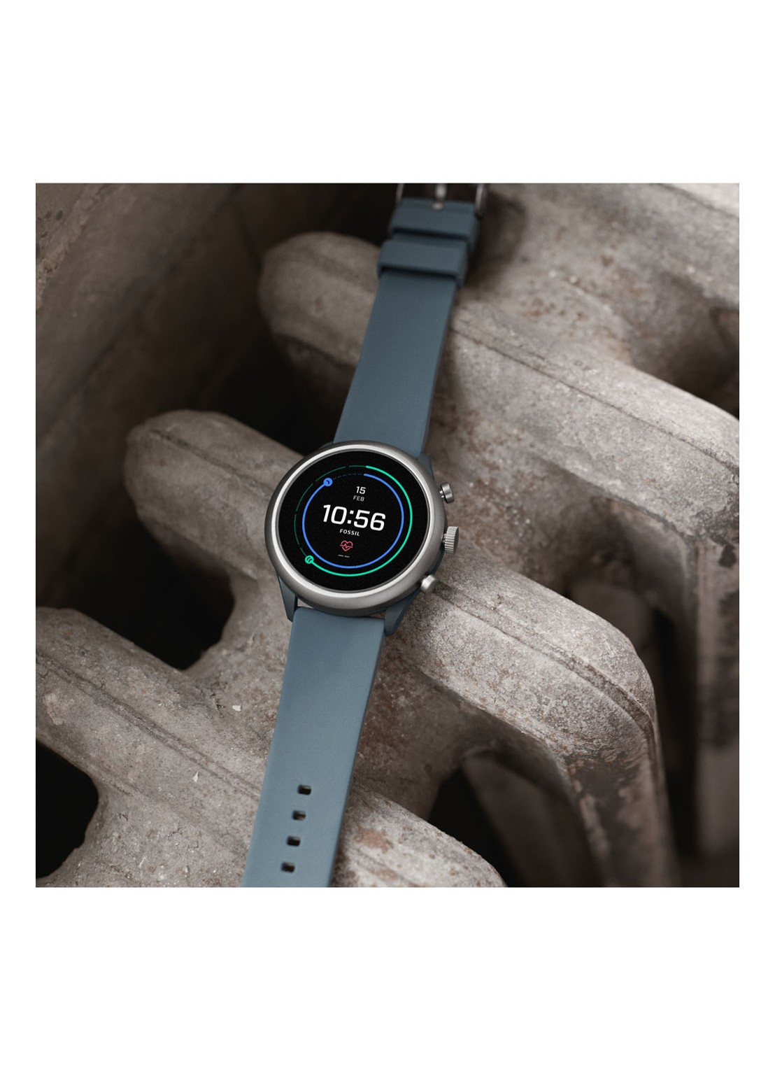 Fossil Sport Display Smartwatch Gen 4S FTW4021 - detail 4 blauw