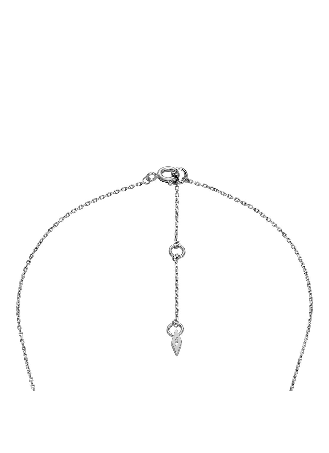 Fossil Sterling ketting van zilver JFS00632040 - detail 4 zilver