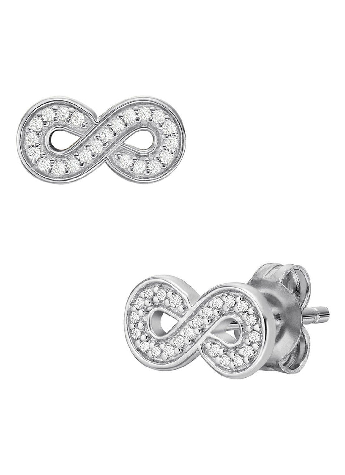 Fossil Sterling oorstekers van zilver JFS00634040 - detail 2 zilver