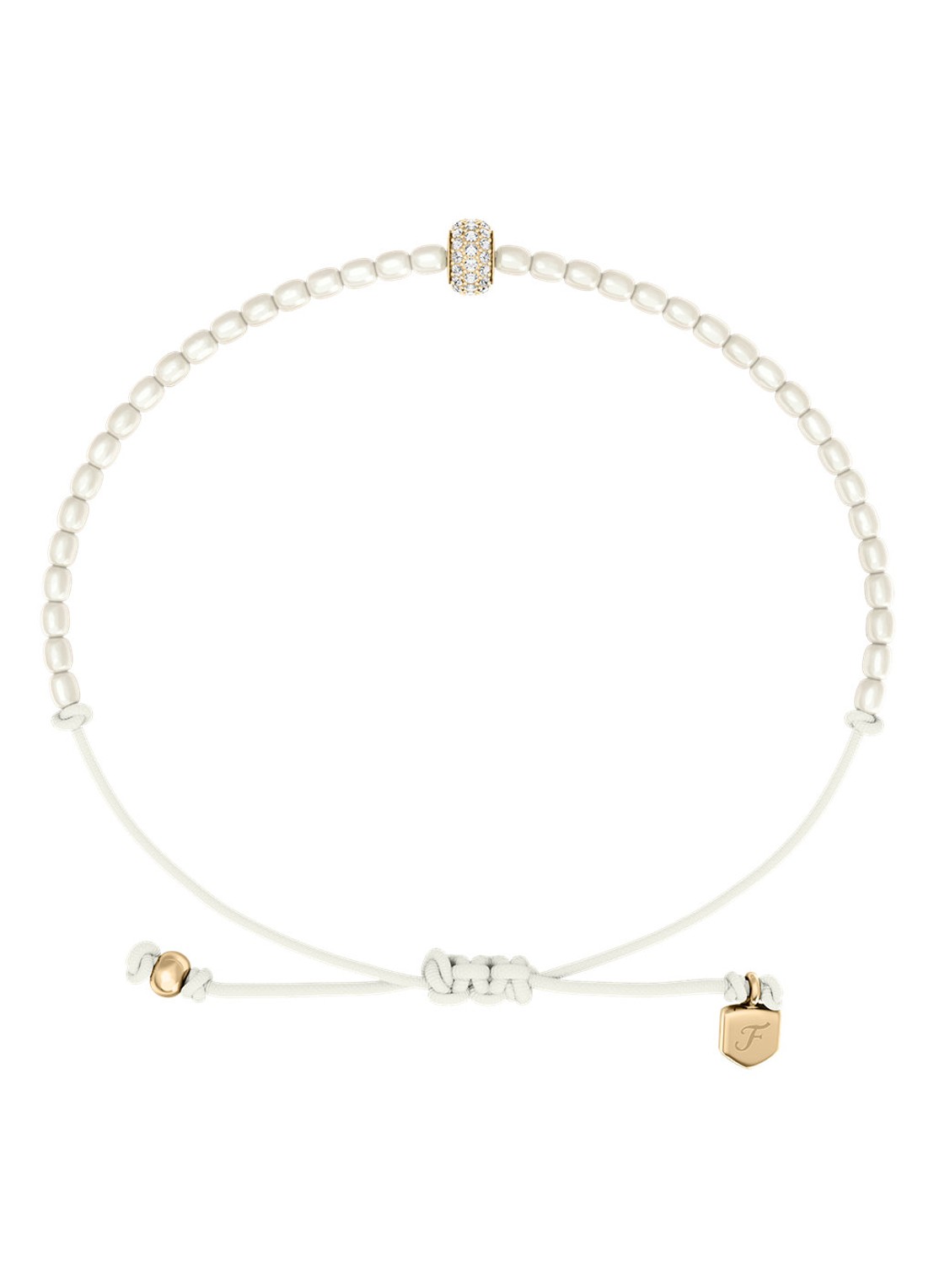 Fossil Sutton armband JA7323710 - voorkant parelmoer