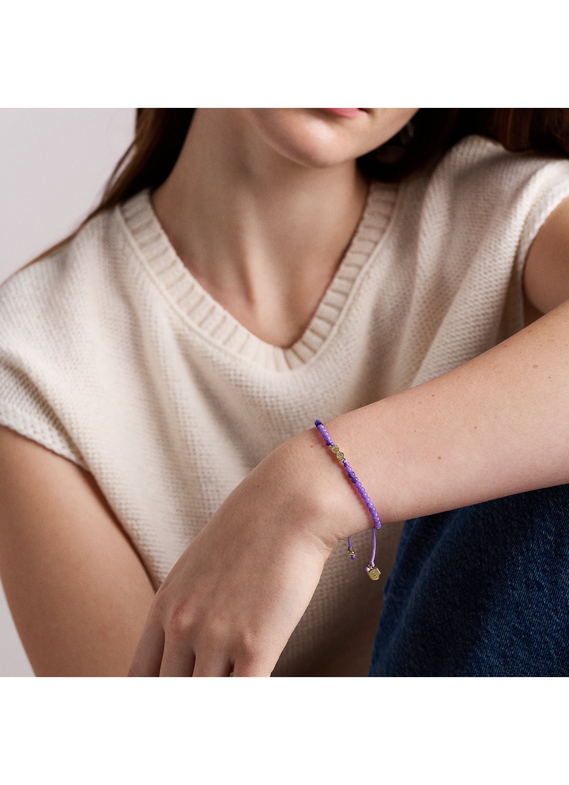 Fossil Sutton armband JA7324710 - detail 4 paars