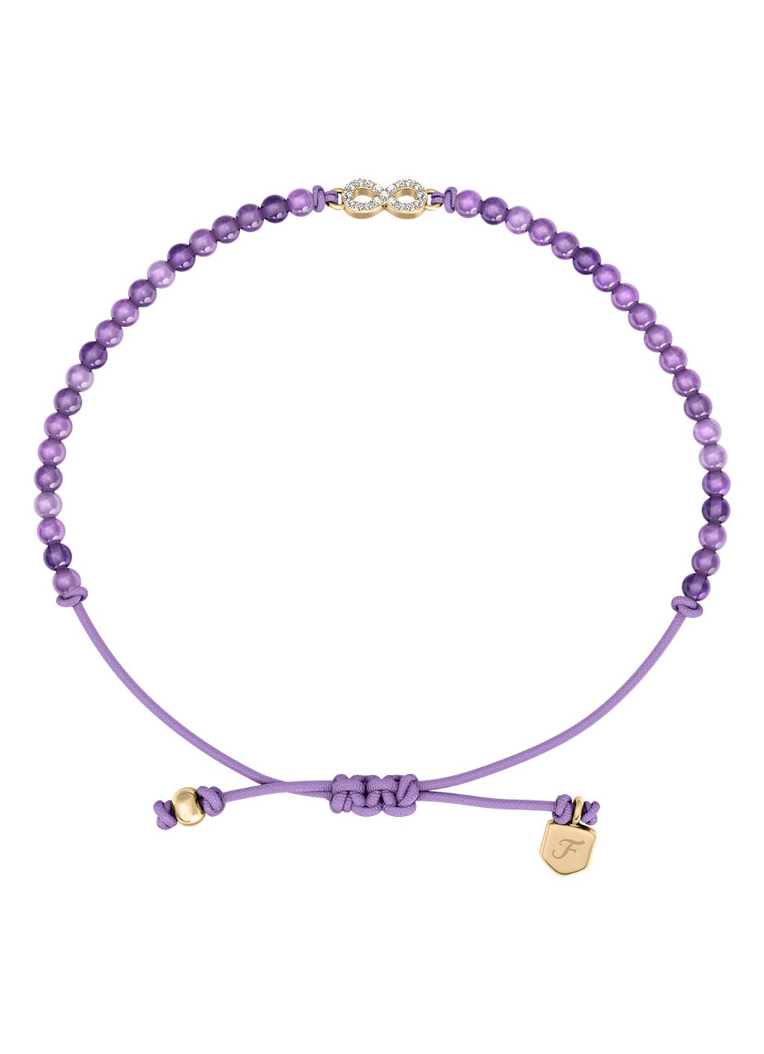 Fossil Sutton armband JA7324710 - voorkant paars