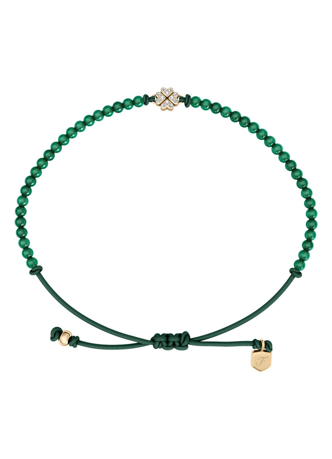 Fossil Sutton armband JA7325710 - voorkant groen