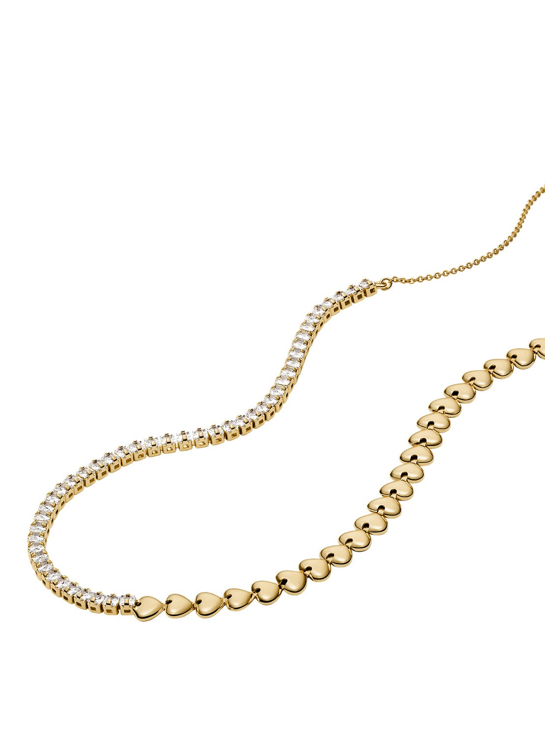 Fossil Sutton ketting JA7302710 - detail 2 goud