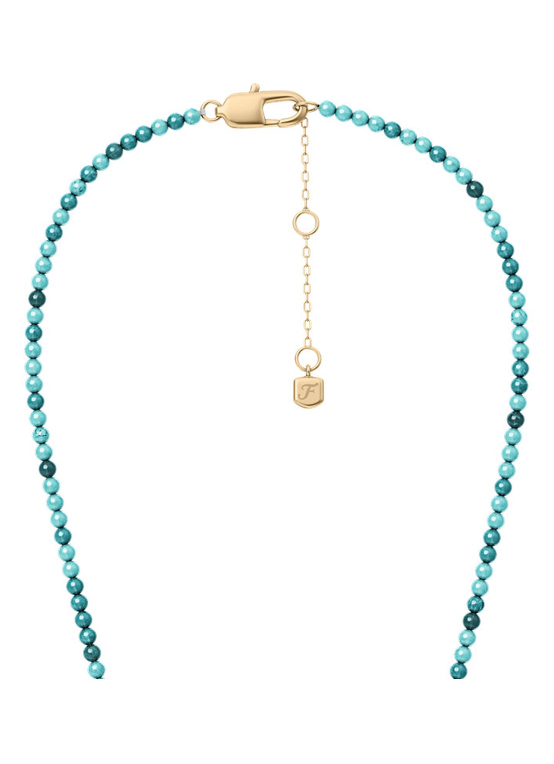 Fossil Sutton ketting  JA7318710 - detail 4 goud