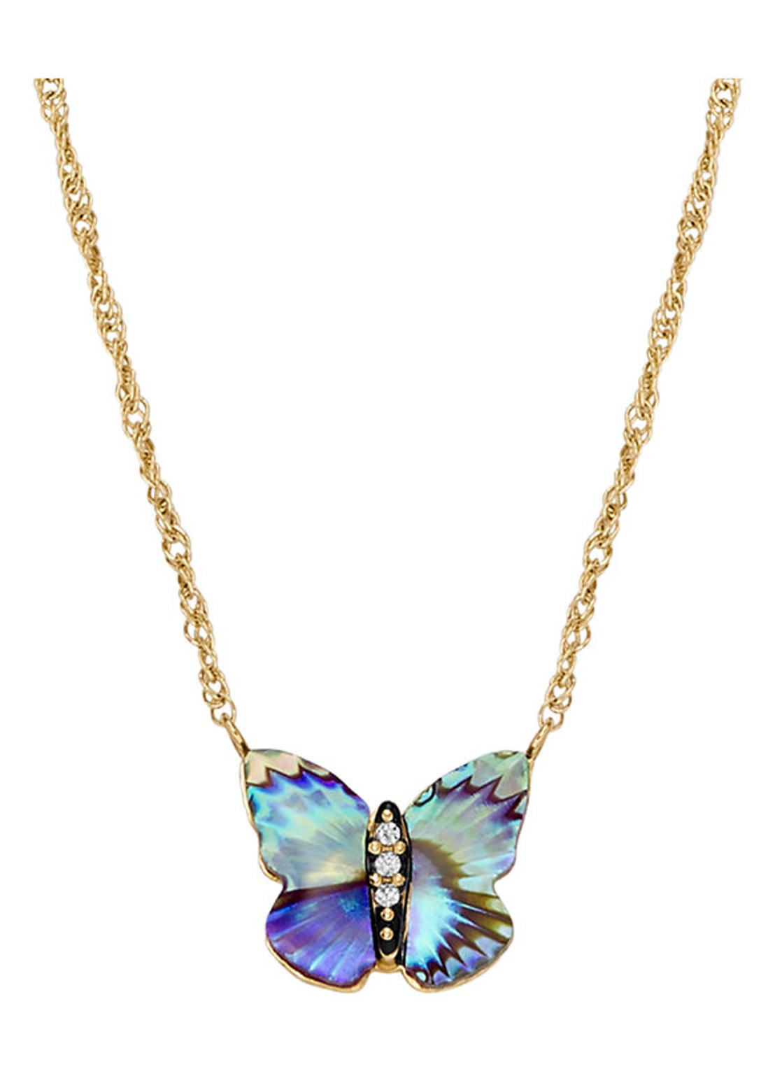 Fossil Sutton ketting JF04812710 - voorkant 4 goud