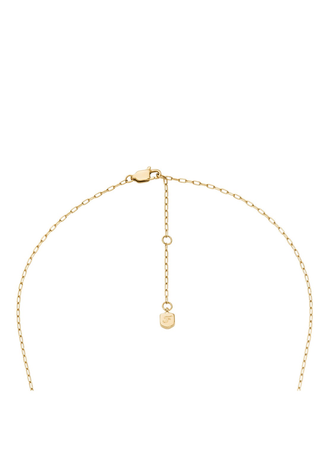 Fossil Sutton ketting JF04962710 - detail 3 goud