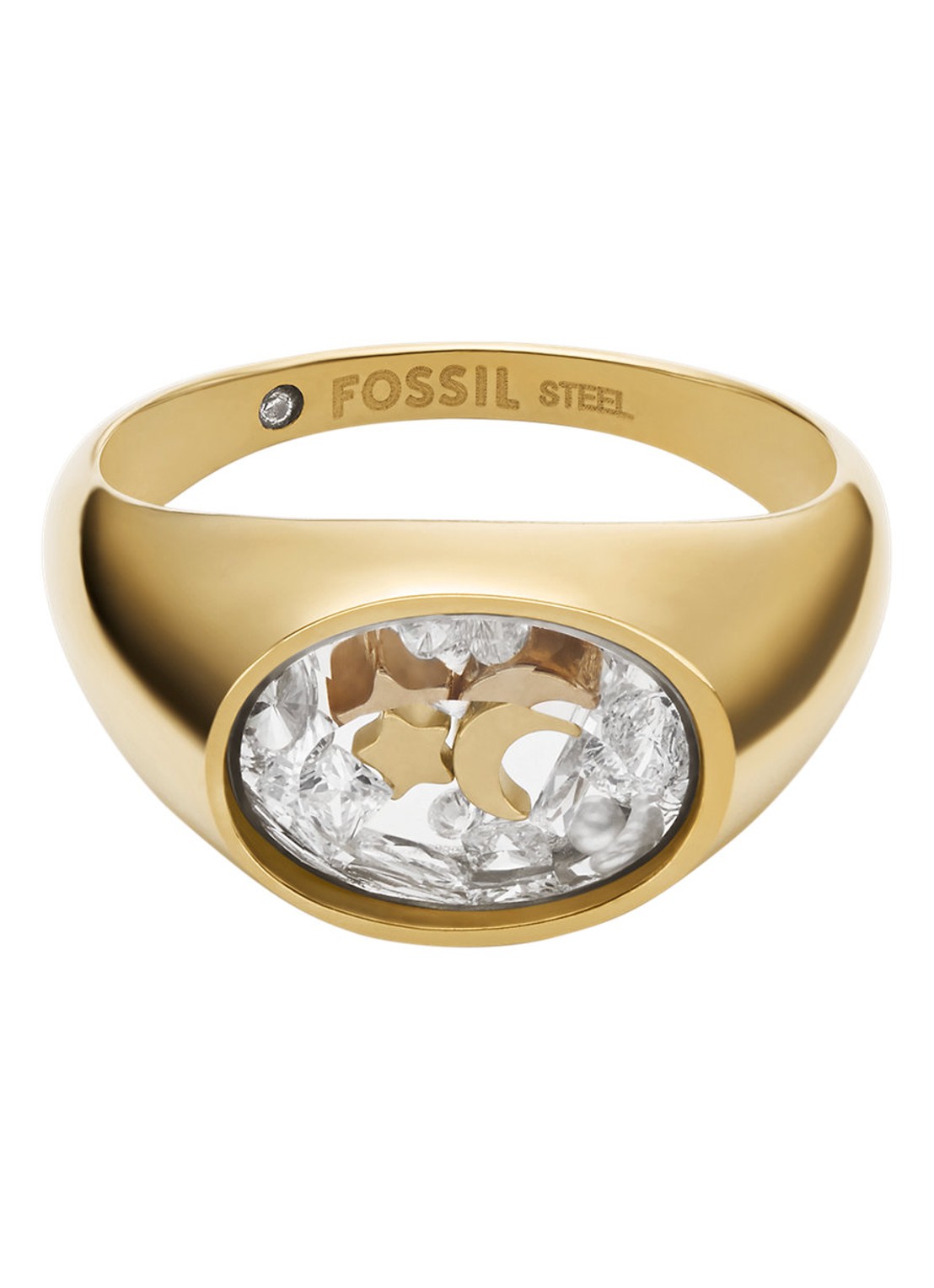 Fossil Sutton ring JF04896710 - detail 2 goud