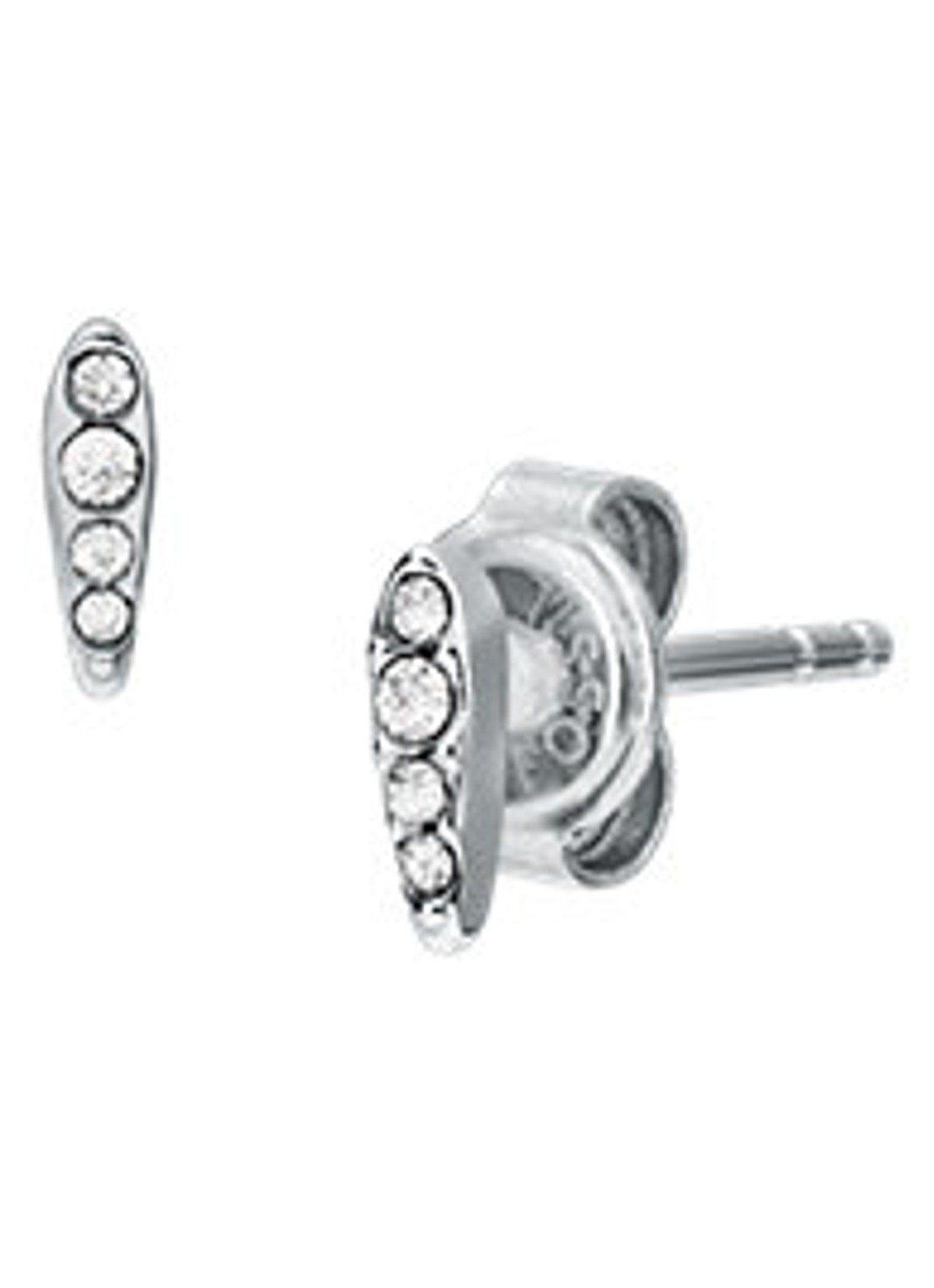 Fossil Sutton set van ketting en oorstekers JF04935SET - detail 5 zilver