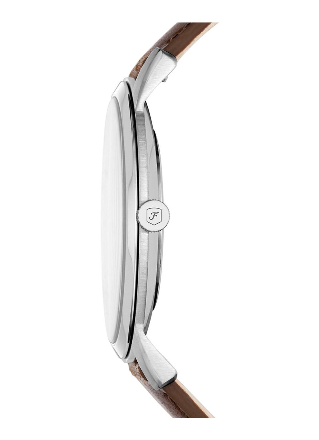 Fossil The Minimalist 3H horloge FS5439 - detail 2 zilver