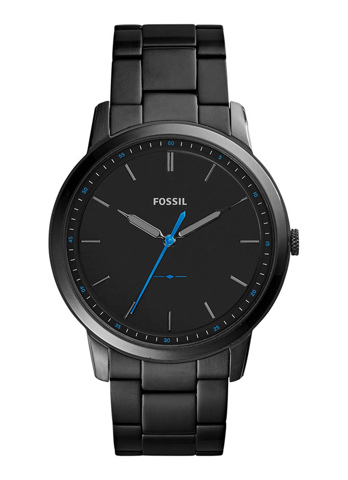 Fossil The Minimalist horloge FS5308 - voorkant 6 zwart