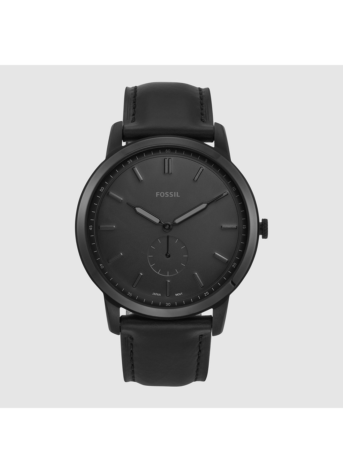 Fossil The Minimalist Mono horloge FS5447 - detail 2 zwart
