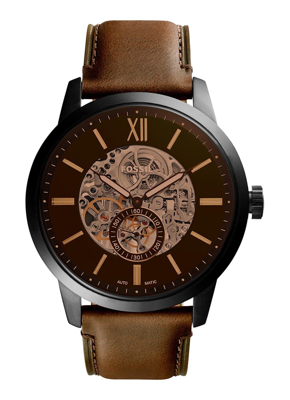 Fossil Townsman horloge ME3155 - voorkant 3 bruin
