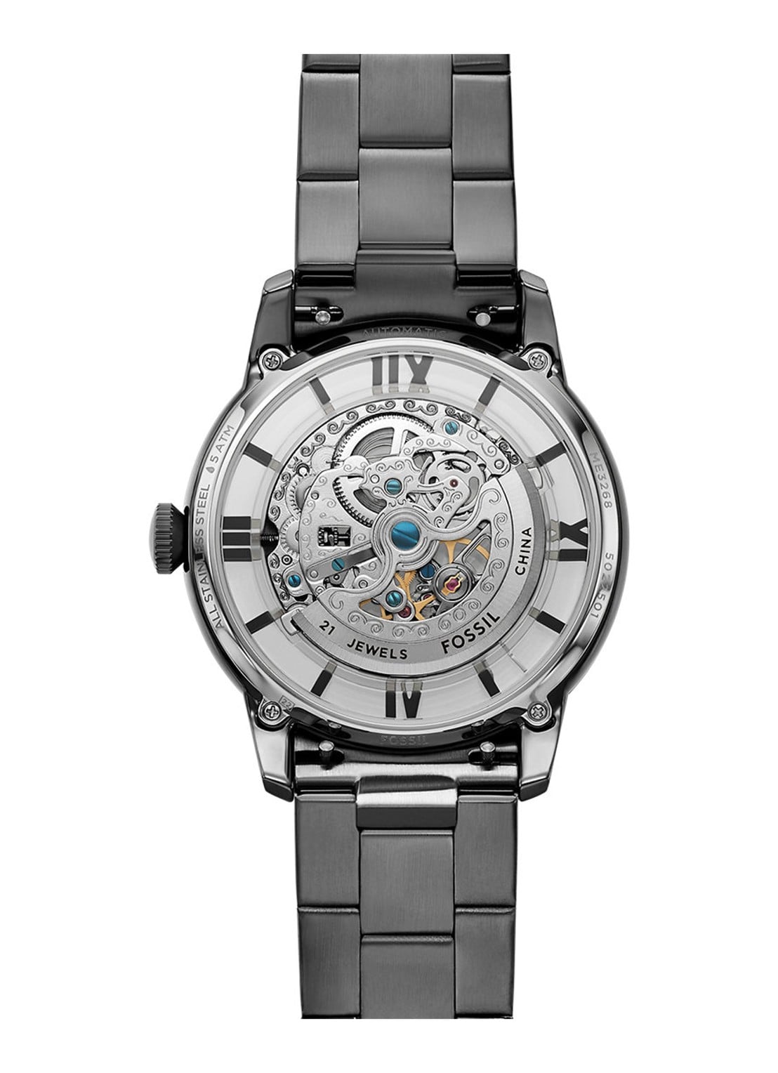 Fossil Townsman horloge ME3268 - detail 3 antraciet