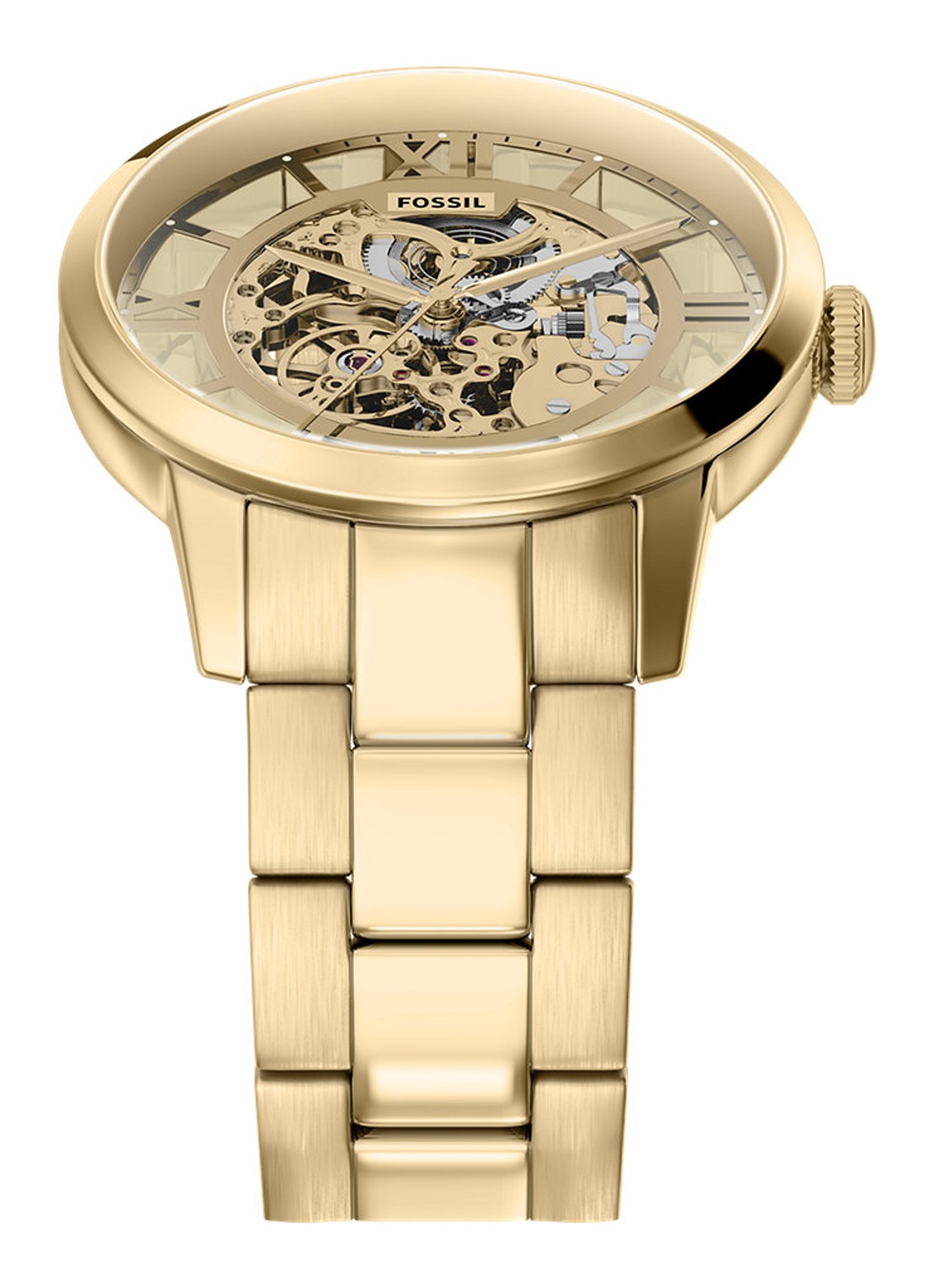 Fossil Townsman horloge ME3280 - detail 5 goud