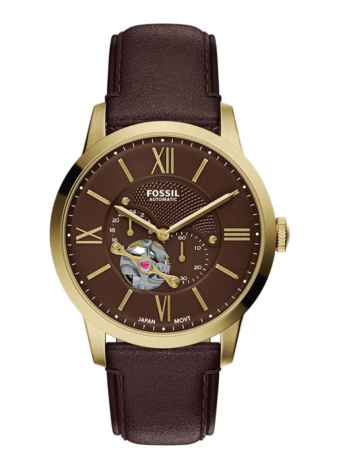 Fossil Townsman horloge ME3286 - voorkant goud