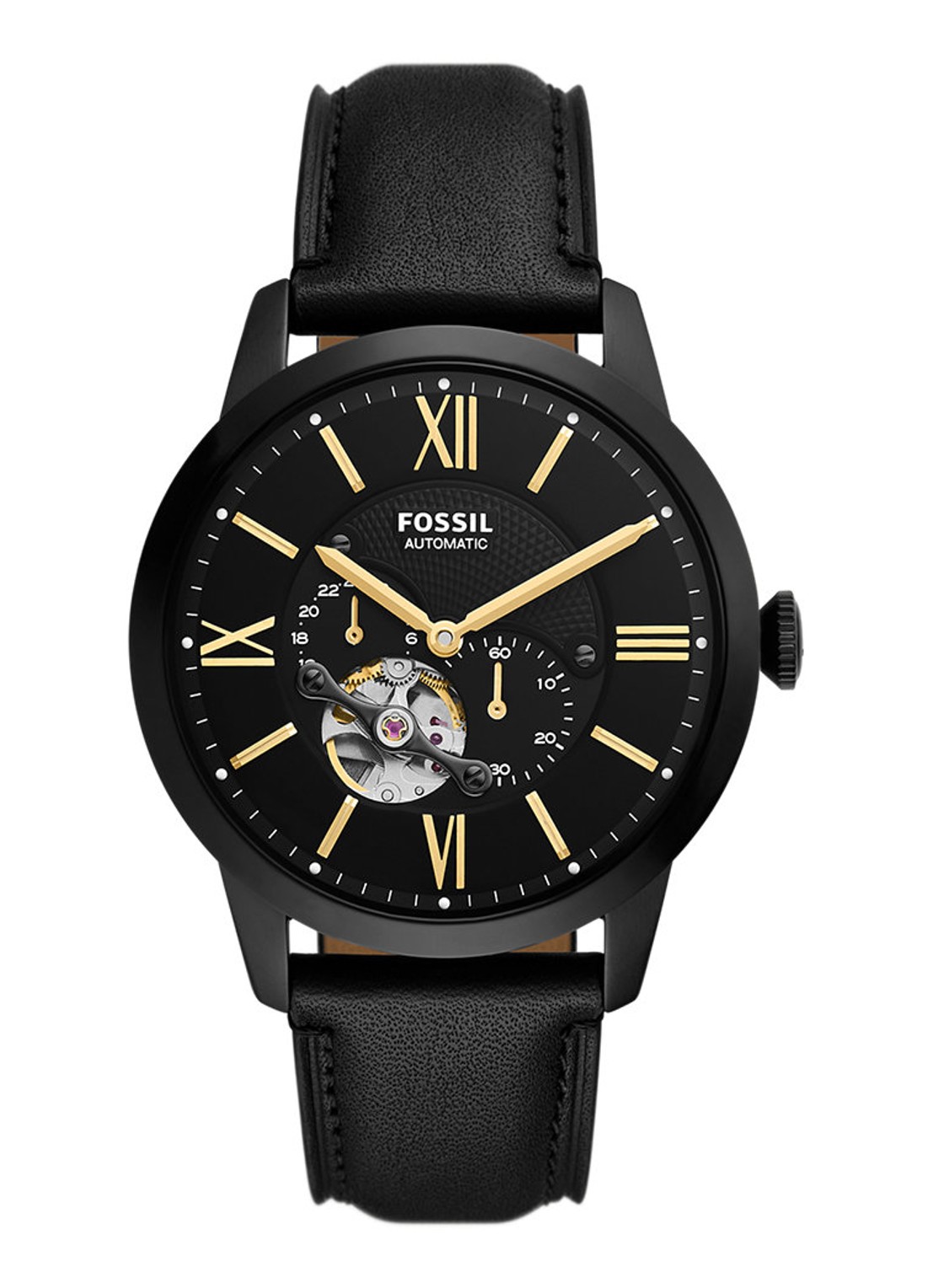 Fossil Townsman horloge ME3290 - voorkant zwart