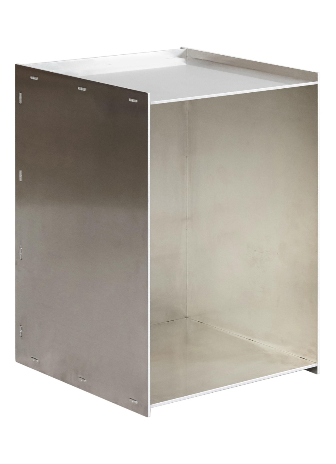 Frama Rivet Box bijzettafel 40 cm  - voorkant wit