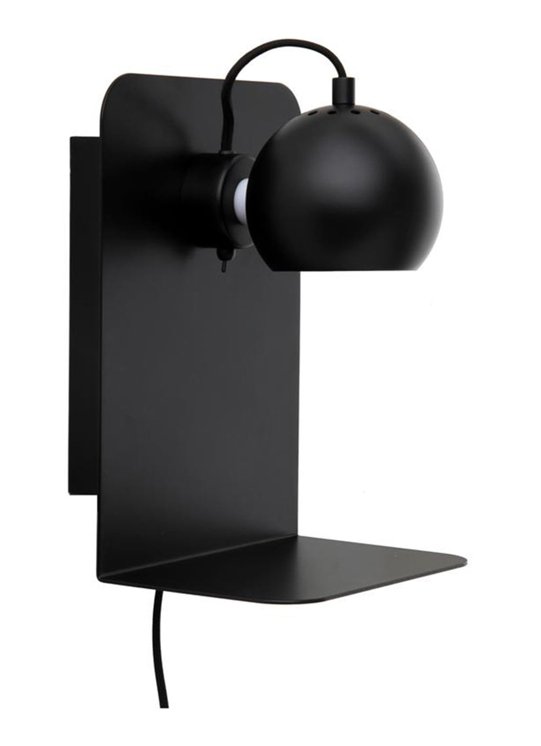 Frandsen Ball wandlamp 30 cm - voorkant zwart