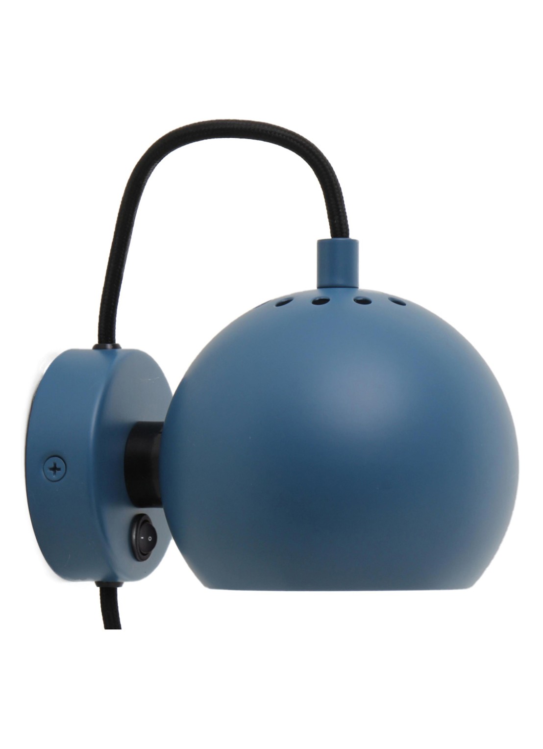 Frandsen Ball wandlamp - voorkant blauw