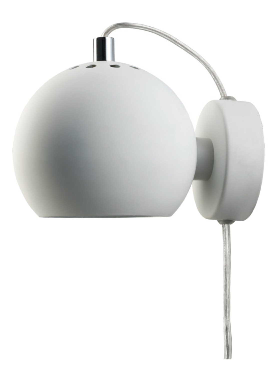 Frandsen Frandsen Ball wandlamp LED Ø12 cm - voorkant wit