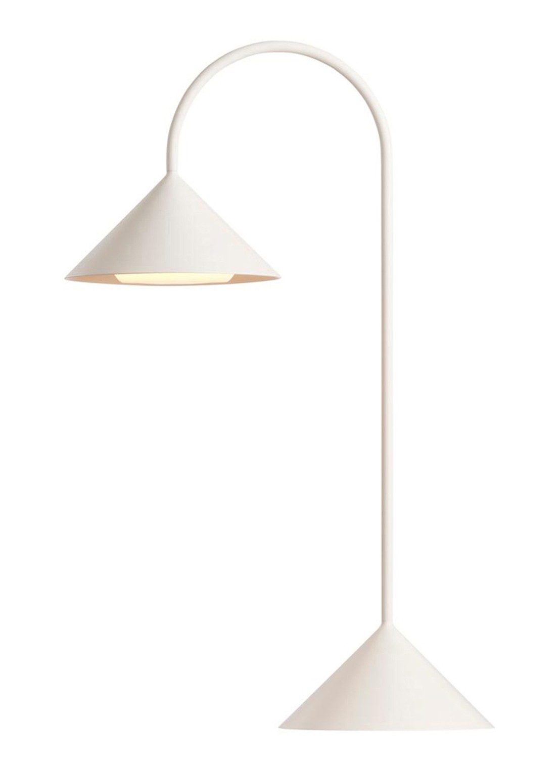 Frandsen Grasp draagbare tafellamp 47 cm - voorkant 2 wit