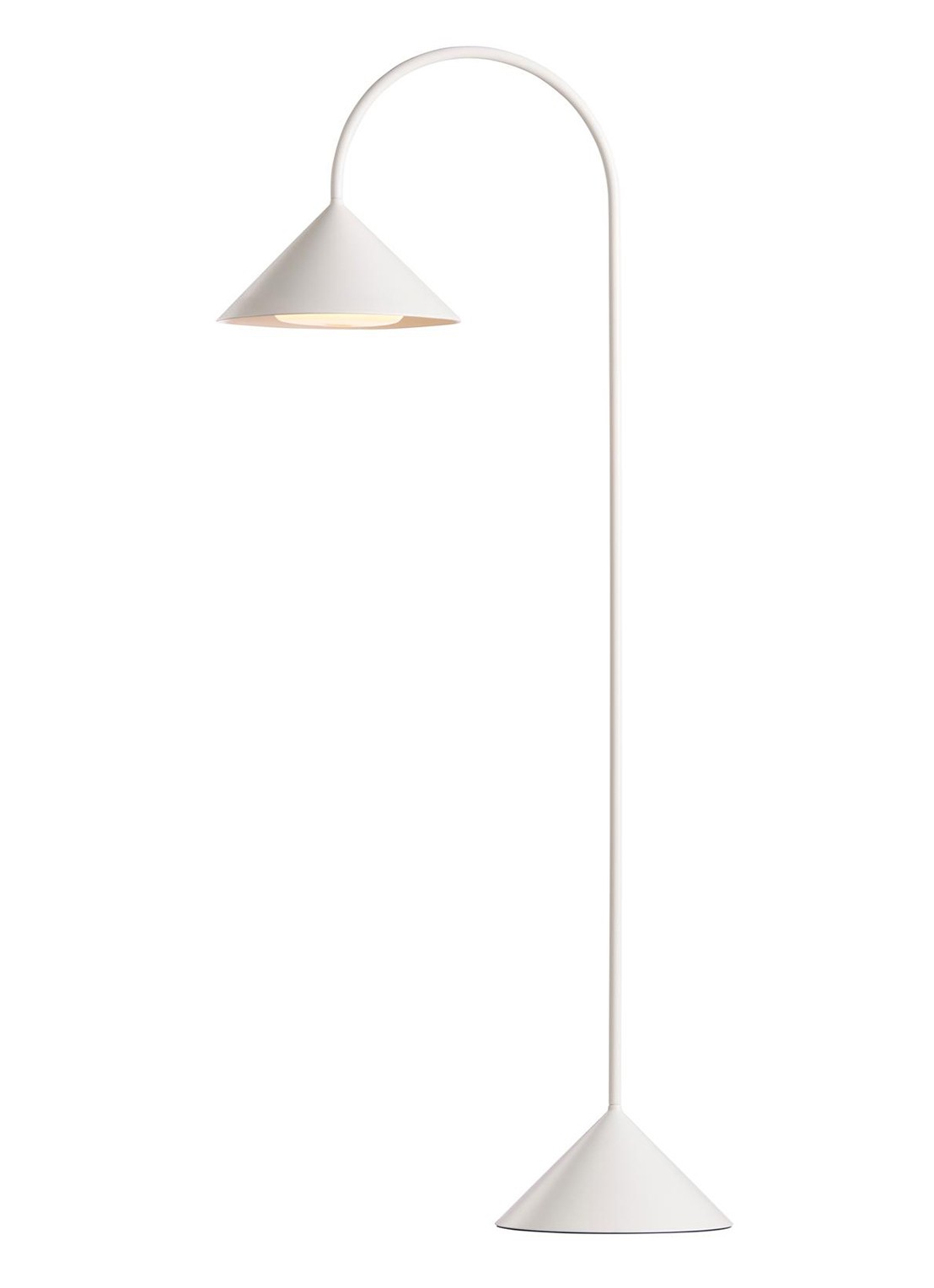 Frandsen Grasp draagbare tafellamp 72 cm - voorkant wit