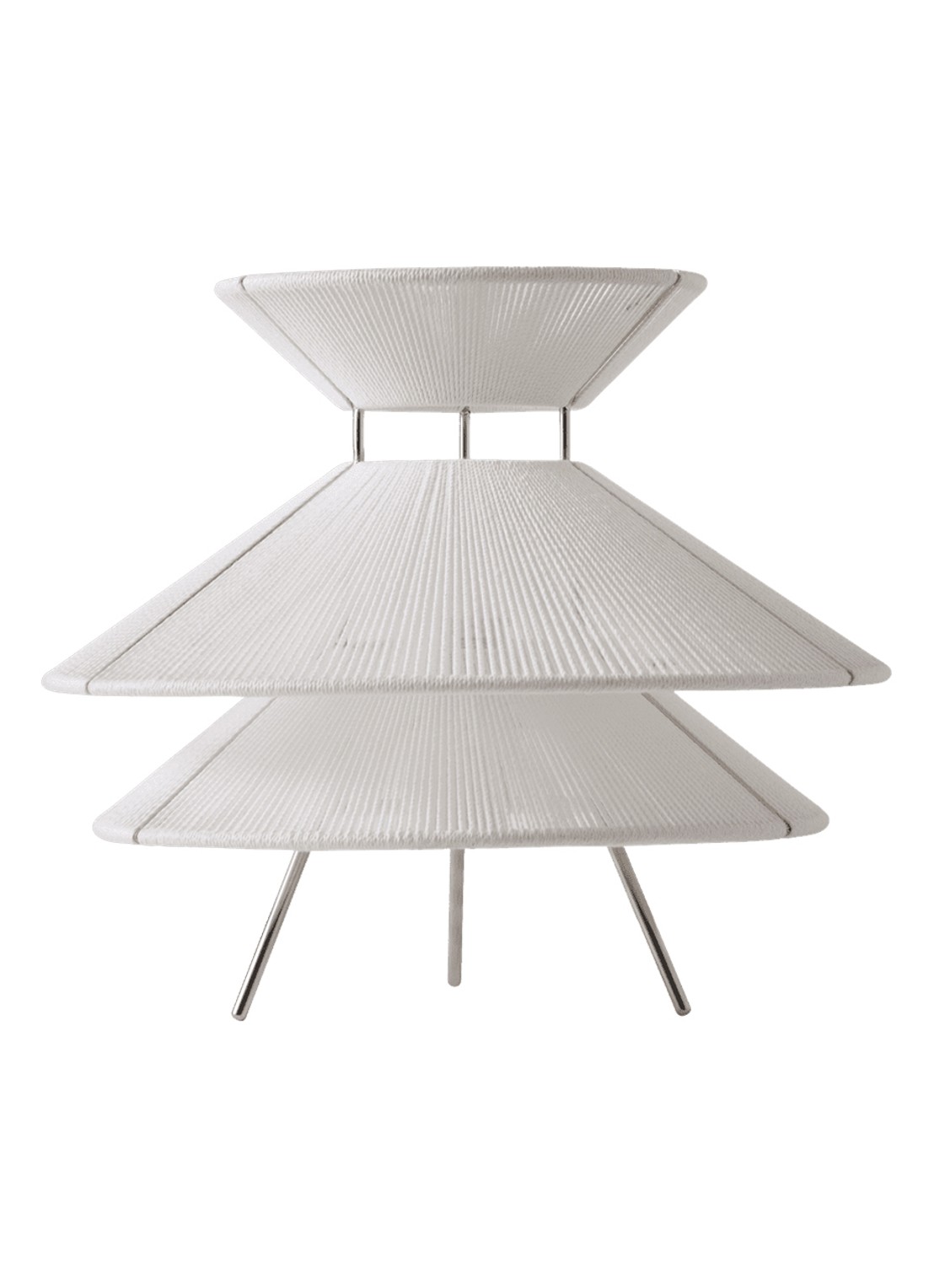 Frandsen Kiku tafellamp 35,5 cm  - voorkant wit