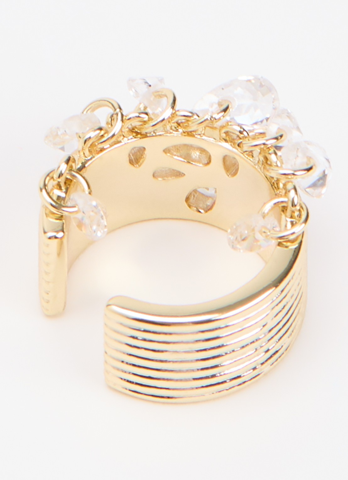 Franky Amsterdam De Alina earcuff verguld - detail 2 goud