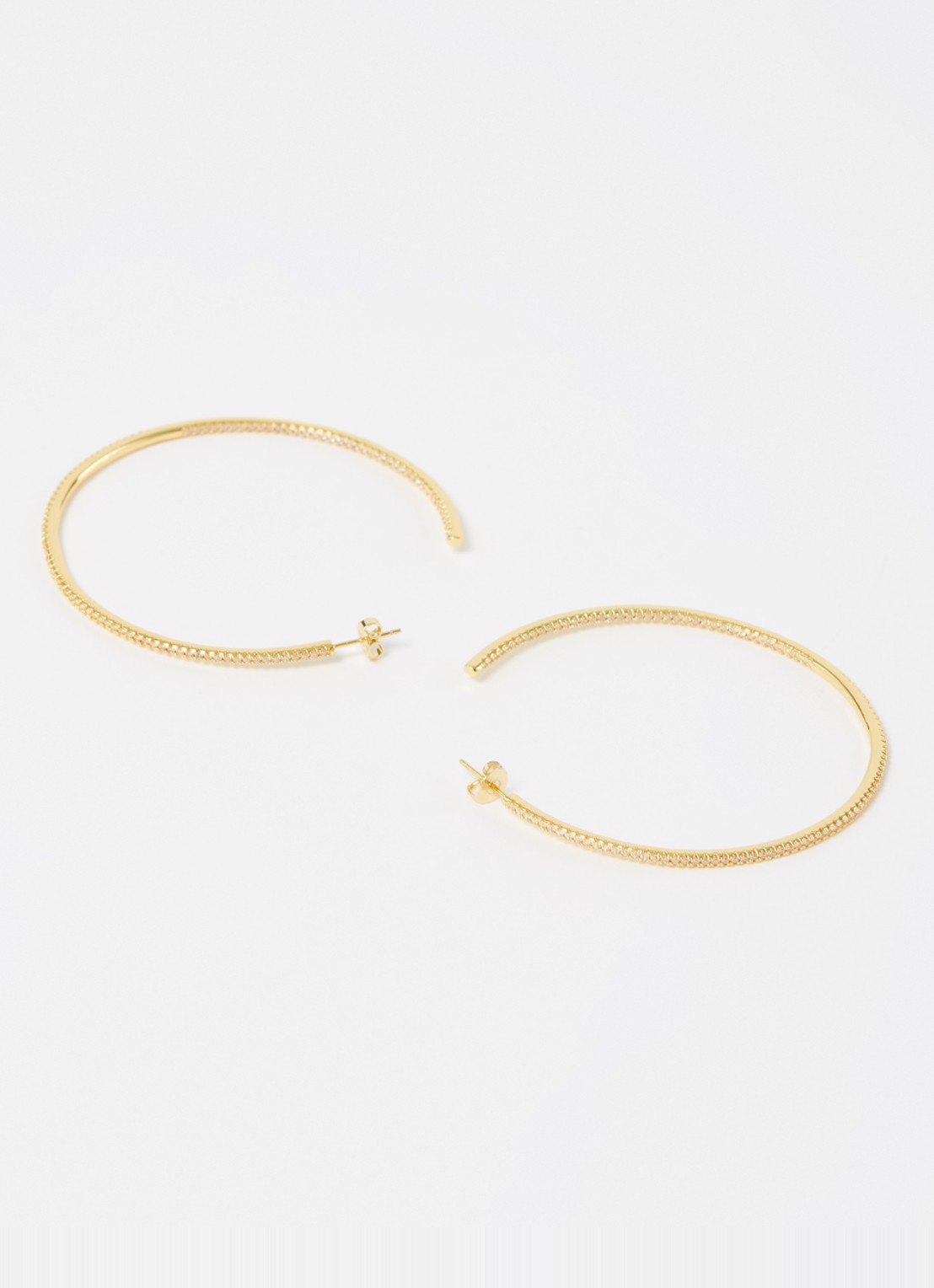 Franky Amsterdam The JLo XL oorstekers verguld - detail goud