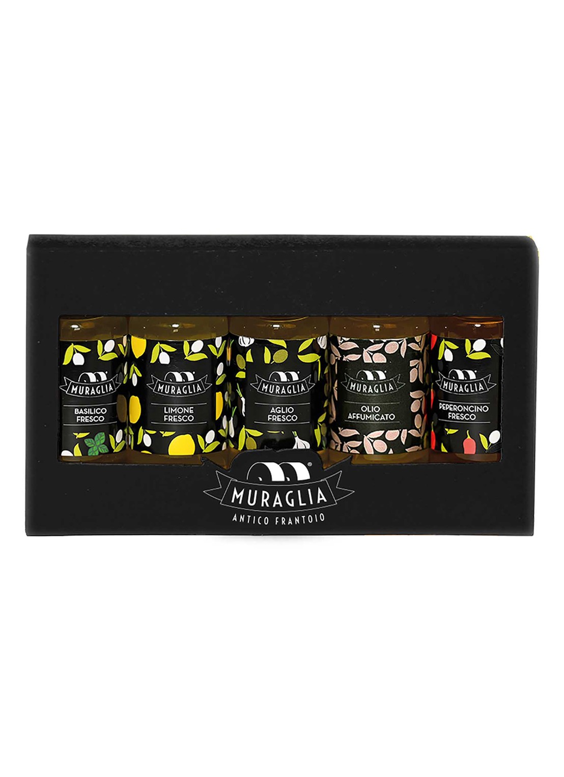 Frantoio Muraglia Aromatici extra vierge olijfolie 5 x 20 ml - voorkant undefined